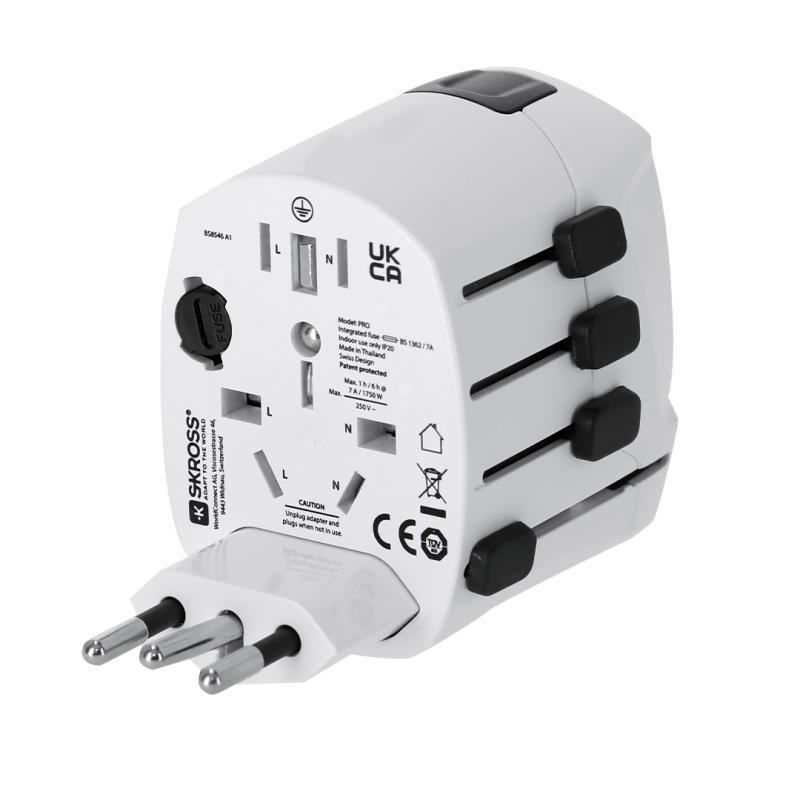 Adaptador Viaje Universal Skross PRO 3-POLE
