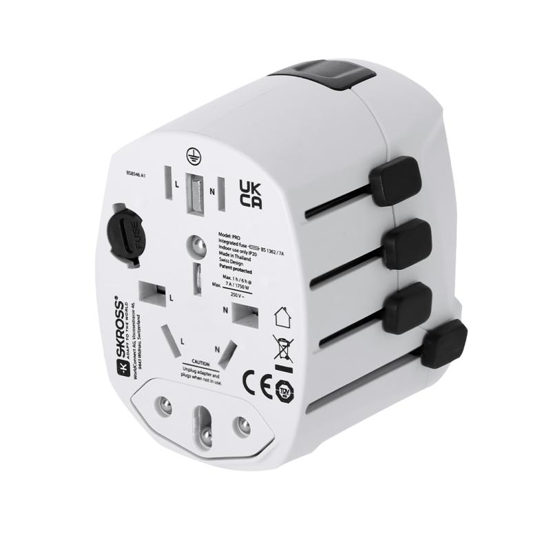Adaptador Viaje Universal Skross PRO 3-POLE